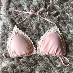 Pink H&M triangle swimsuit